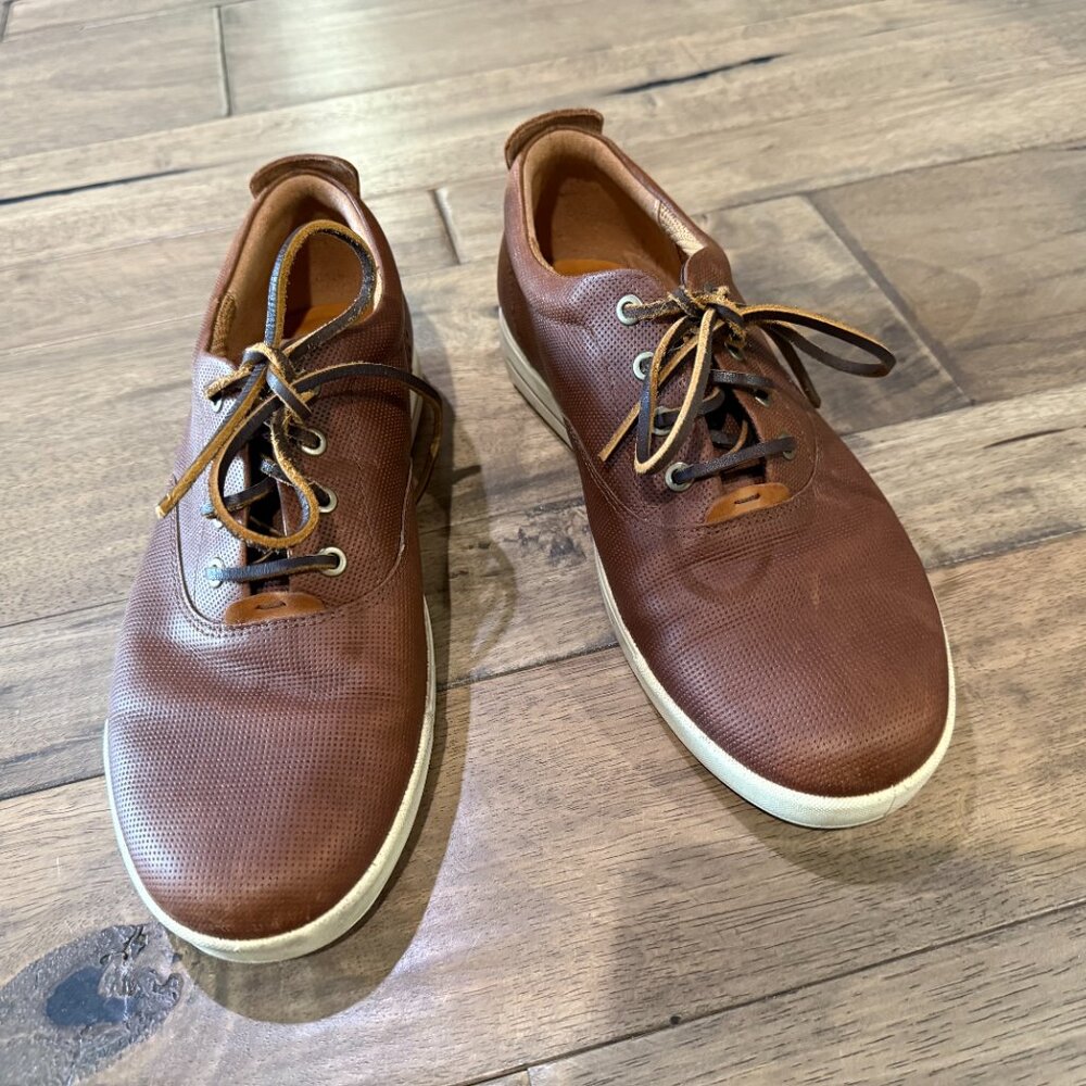 ECCO brown leather sneakers size EU 42